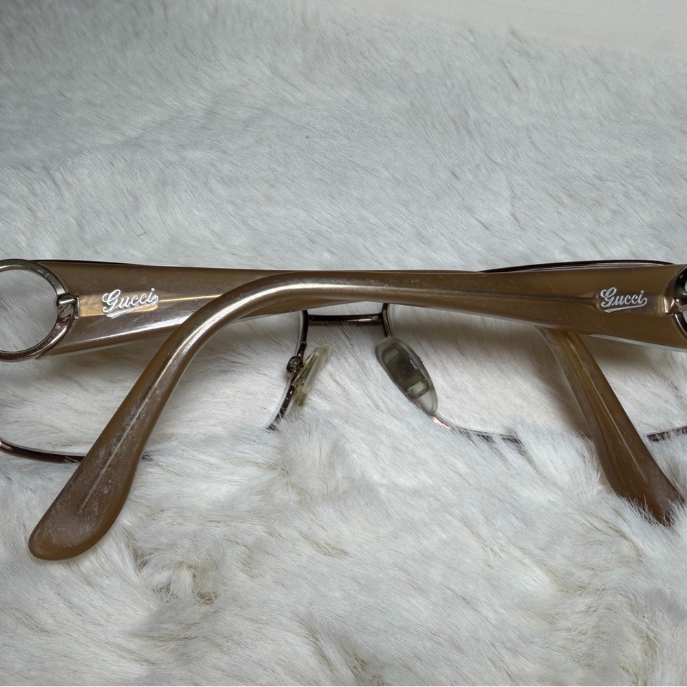 Gucci Women's Eyeglasses GG 2840 UBG Brown Rectangular Frames (read) - Picture 12 of 12